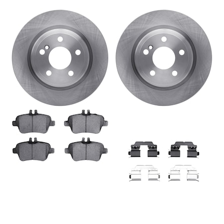6512-63471, Rotors With 5000 Advanced Brake Pads Includes Hardware